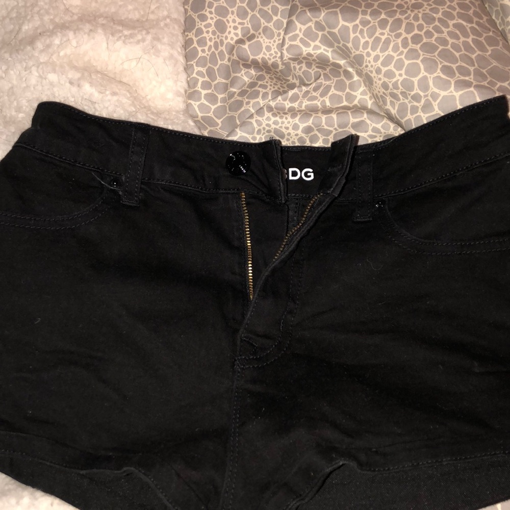 Black high waisted shorts